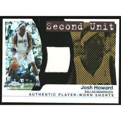 2005-06 Topps Chrome Second Unit Refractors #JHO Josh Howard