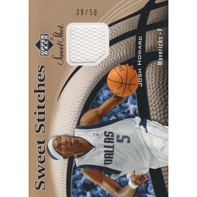 2006-07 Sweet Shot Stitches Gold #JH Josh Howard