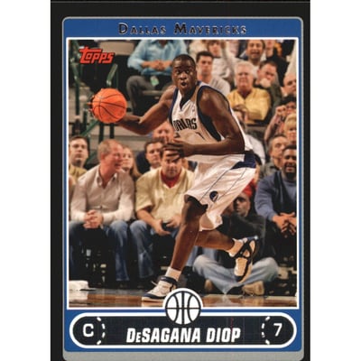 2006-07 Topps Black #69 DeSagana Diop