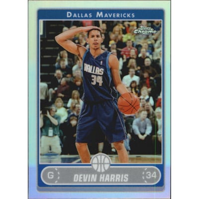 2006-07 Topps Chrome Refractors #87 Devin Harris