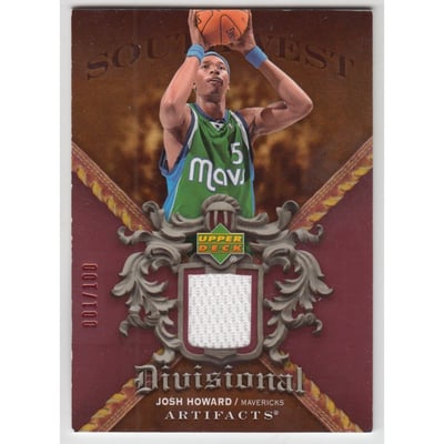 2007-08 Artifacts Divisional Artifacts Red #DAHO Josh Howard