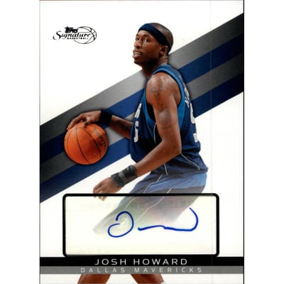 2008-09 Topps Signature Autographs #TSAJH Josh Howard/625