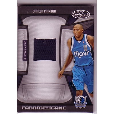 2009-10 Certified Fabric of the Game #6 Shawn Marion/250