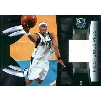 2009-10 Prestige Prestigious Pros Materials Green #6 Josh Howard
