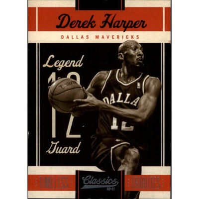2010-11 Classics Timeless Tributes Platinum #139 Derek Harper