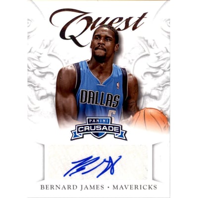 2012-13 Panini Crusade Quest Autographs #9 Bernard James
