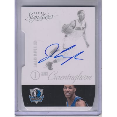 2012-13 Panini Signatures Die Cut Autographs #64 Jared Cunningham