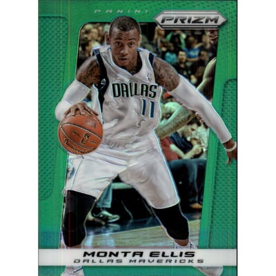 2013-14 Panini Prizm Prizms Green #11 Monta Ellis
