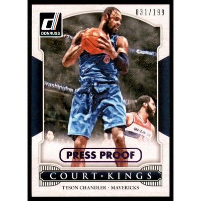 2014-15 Donruss Court Kings Press Proofs Purple #35 Tyson Chandler
