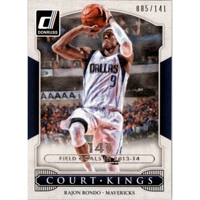 2014-15 Donruss Court Kings Stat Line Season #10 Rajon Rondo/141