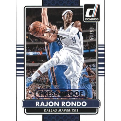 2014-15 Donruss Press Proofs Blue #2 Rajon Rondo