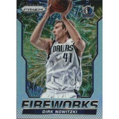 2014-15 Panini Prizm Fireworks #5 Dirk Nowitzki