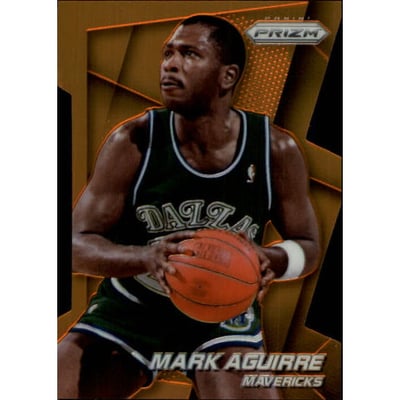 2014-15 Panini Prizm Prizms Orange Die Cut #194 Mark Aguirre