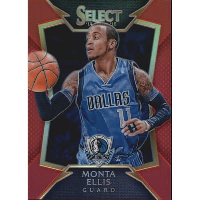 2014-15 Select Concourse Prizms Red #74 Monta Ellis