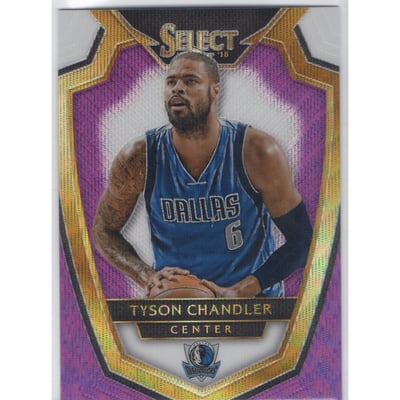 2014-15 Select Prizms Purple and White #154 Tyson Chandler PRE