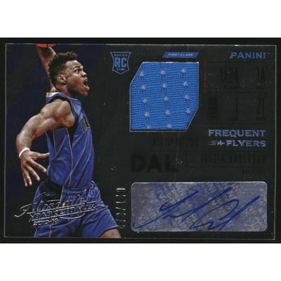 2015-16 Absolute Memorabilia Freshman Flyer Jersey Autographs #FJAJA Justin Anderson/149