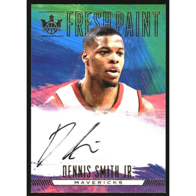 2017-18 Court Kings Fresh Paint Autographs I #9 Dennis Smith Jr.