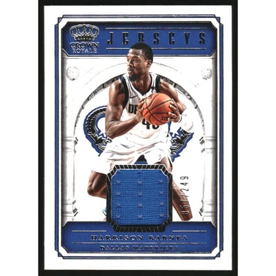 2017-18 Crown Royale Jerseys #14 Harrison Barnes/249