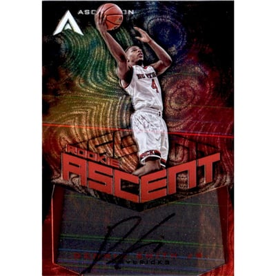 2017-18 Panini Ascension Rookie Ascent Autographs Red #8 Dennis Smith Jr.