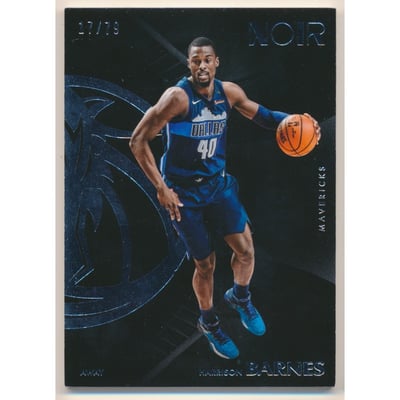 2017-18 Panini Noir #120 Harrison Barnes A