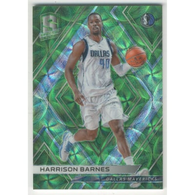 2017-18 Panini Spectra Neon Green #34 Harrison Barnes