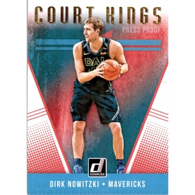 2018-19 Donruss Court Kings Press Proof #12 Dirk Nowitzki