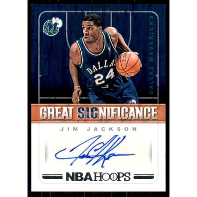 2018-19 Hoops Great SIGnificance Autographs #12 Jim Jackson