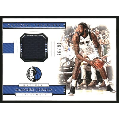 2018-19 Panini National Treasures Material Treasures #13 DeAndre Jordan/99