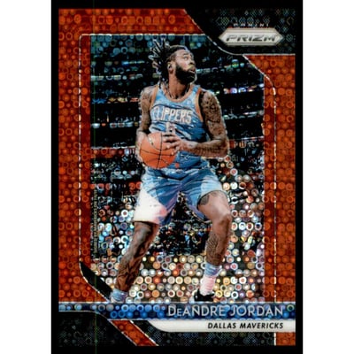 2018-19 Panini Prizm Prizms Fast Break Red #12 DeAndre Jordan