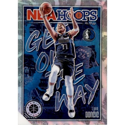 2019-20 Hoops Premium Stock Get Out the Way Holo #1 Luka Doncic