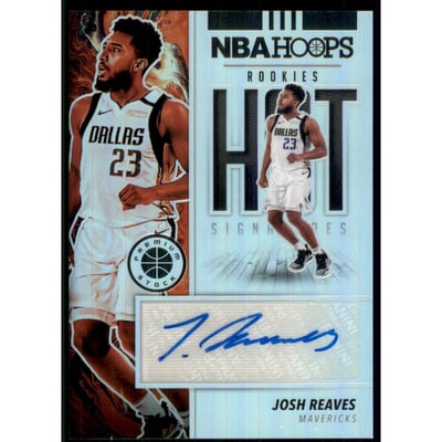 2019-20 Hoops Premium Stock Hot Signatures Rookies #14 Josh Reaves