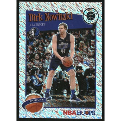 2019-20 Hoops Premium Stock Prizms Shimmer #282 Dirk Nowitzki