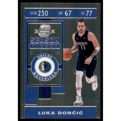 2019-20 Panini Contenders Optic #34 Luka Doncic