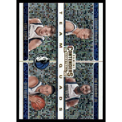 2019-20 Panini Contenders Team Quads #7 Tim Hardaway Jr./Seth Curry/Luka Doncic/Kristaps Porzingis