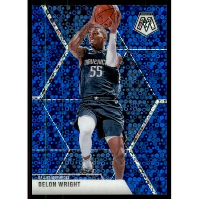 2019-20 Panini Mosaic Mosaic Fast Break Blue #94 Delon Wright