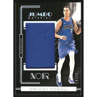 2019-20 Panini Noir Jumbo Material #56 Dwight Powell
