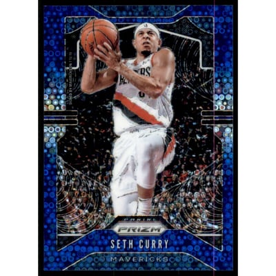 2019-20 Panini Prizm Prizms Fast Break Blue #226 Seth Curry