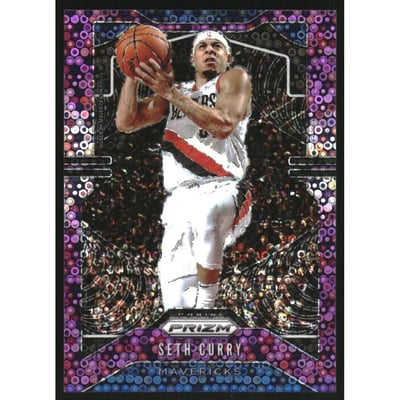 2019-20 Panini Prizm Prizms Fast Break Purple #226 Seth Curry
