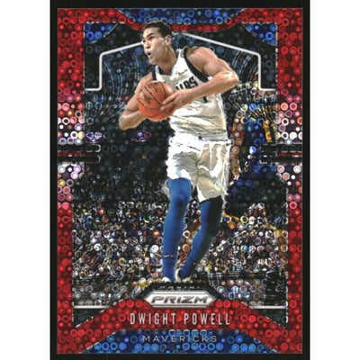 2019-20 Panini Prizm Prizms Fast Break Red #81 Dwight Powell