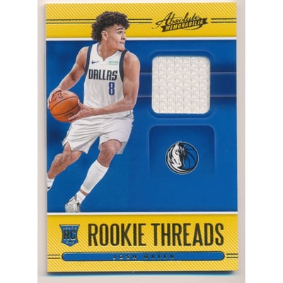 2020-21 Absolute Memorabilia Rookie Threads Level 1 #24 Josh Green