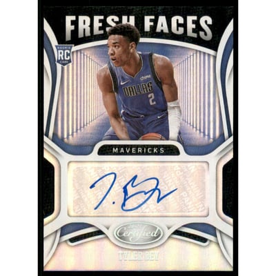 2020-21 Certified Fresh Faces Signatures #36 Tyler Bey