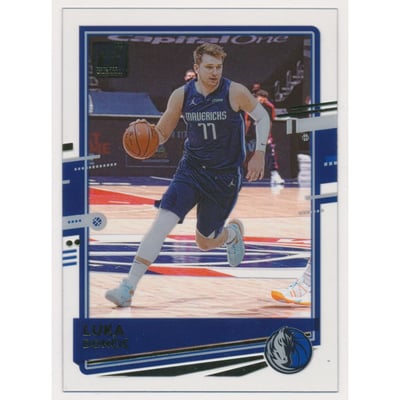 2020-21 Clearly Donruss Gold #40 Luka Doncic
