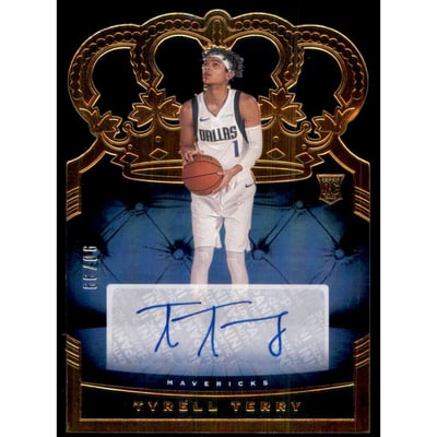 2020-21 Crown Royale Rookie Crown Autographs #32 Tyrell Terry