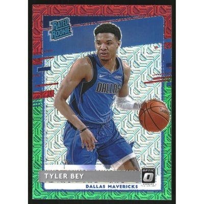2020-21 Donruss Optic Choice Red and Green #186 Tyler Bey RR