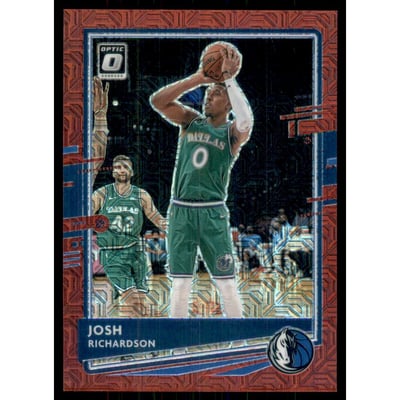 2020-21 Donruss Optic Choice Red #1 Josh Richardson