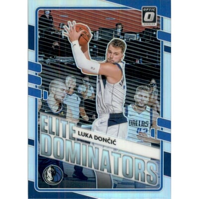 2020-21 Donruss Optic Elite Dominators Holo #1 Luka Doncic