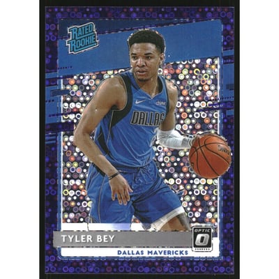 2020-21 Donruss Optic Fast Break Purple #186 Tyler Bey RR