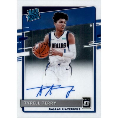 2020-21 Donruss Optic Rated Rookies Signatures #181 Tyrell Terry