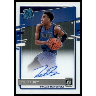 2020-21 Donruss Optic Rated Rookies Signatures #186 Tyler Bey