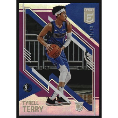 2020-21 Elite Purple #115 Tyrell Terry
